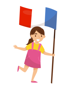 drapeau fr enfant